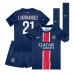 Maillot de foot Paris Saint-Germain Lucas Hernandez #21 Domicile vêtements enfant 2024-25 Manches Courtes (+ pantalon court)